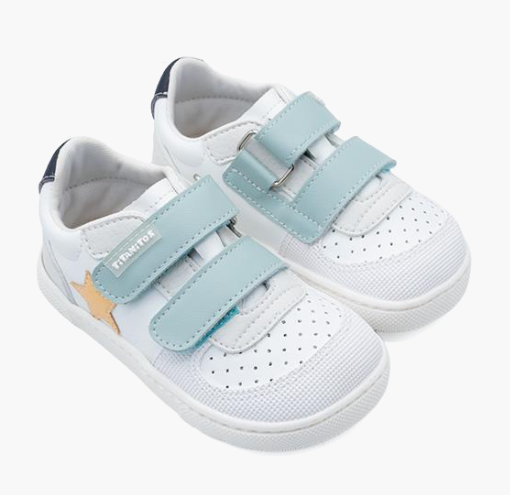 Titanitos rispettoso sportivo L540 Jordi acua marina (calzata ampia)