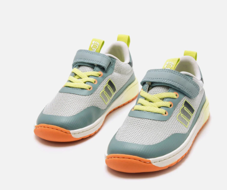 Mustang Free Viglo deportivas barefoot niño gris y fluor Ref. 49370
