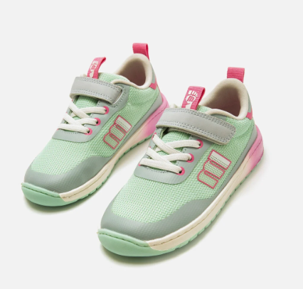 Mustang Free Viglo deportivas barefoot niño verde y rosa Ref. 49370