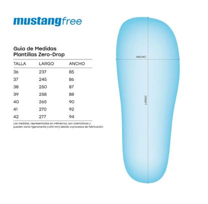 Mustang Free Orbit zapatilla barefoot (valida para transicion) piel blanco