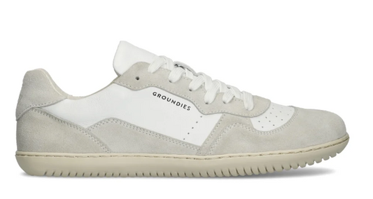 Groundies Nova G01 Women white/off white deportivas barefoot +
