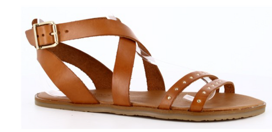 Vivant sandalias barefoot Cairo vaqueta cuero