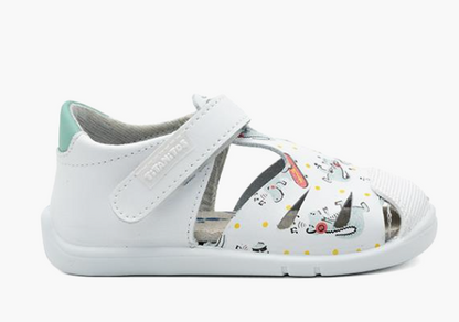 Titanitos sandalias respetuosas piel lavable L500 Patinete