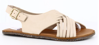 Vivant sandalias barefoot DALIA hielo: Nobuck Premium y Confort Total