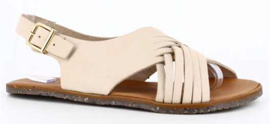 Vivant sandalias barefoot DALIA hielo: Nobuck Premium y Confort Total