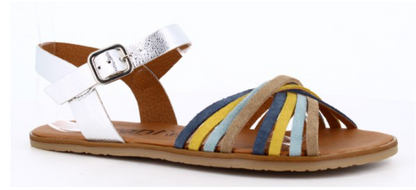 Vivant sandalias barefoot Benur Ser-met azul multi