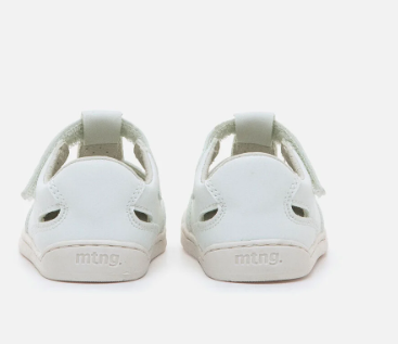 Mustang Free Baby sandalias barefoot primeros pasos blancas