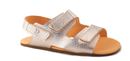 Sandalias barefoot minimalista Coqueflex modelo 1573 plata peques