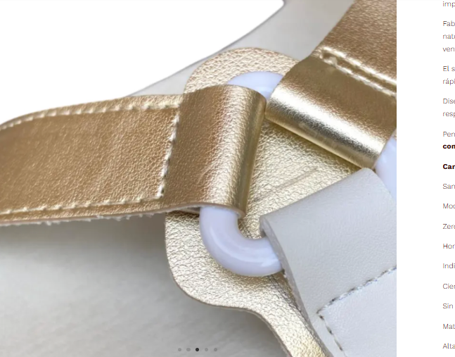 Sandalia Gold barefoot Coqueflex 1445