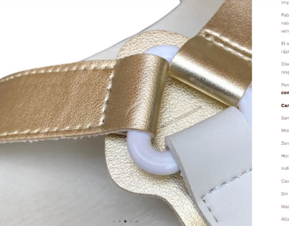 Sandalia Gold barefoot Coqueflex 1445