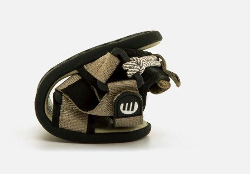 Mustang sandalias deportivas barefoot doble velcro verde nylon strap 49375