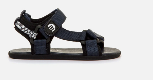 Mustang sandalias deportivas barefoot doble velcro azul marino nylon strap 49375