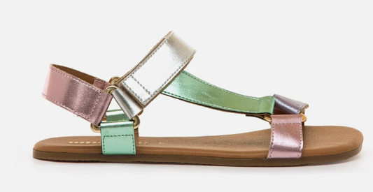 Mustang sandalias barefoot Free Cleo verde rosa