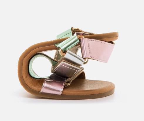 Mustang sandalias barefoot Free Cleo verde rosa