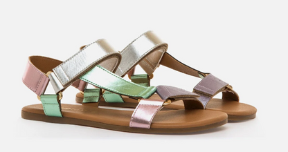 Mustang sandalias barefoot Free Cleo verde rosa