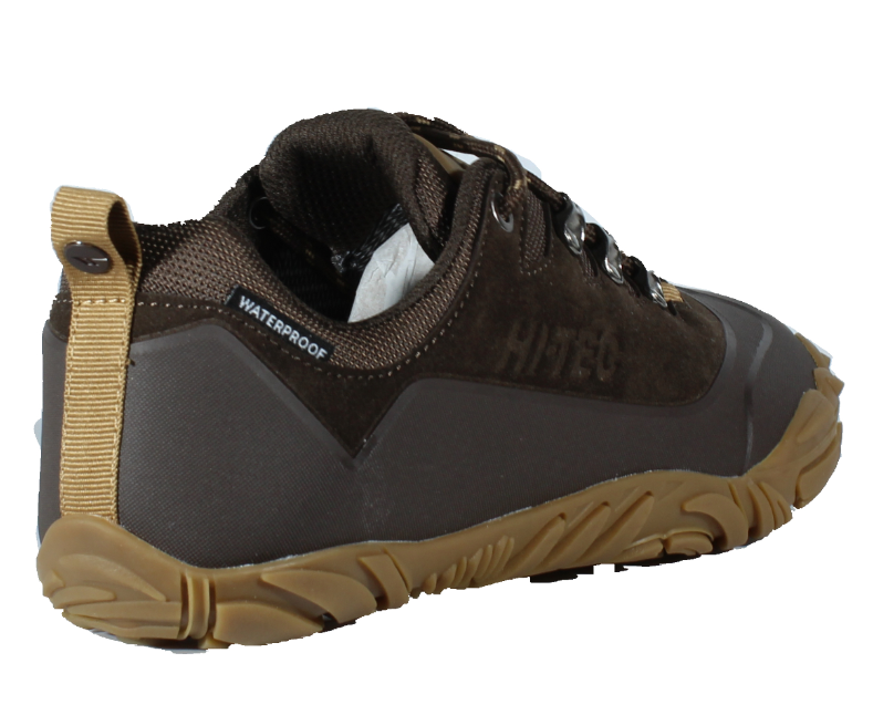Hi-Tec Figaro Lux Low WP zapato barefoot worterproof (Con membrana impermeable) - Chocolate