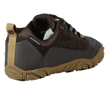 Hi-Tec Figaro Lux Low WP zapato barefoot worterproof (Con membrana impermeable) - Chocolate