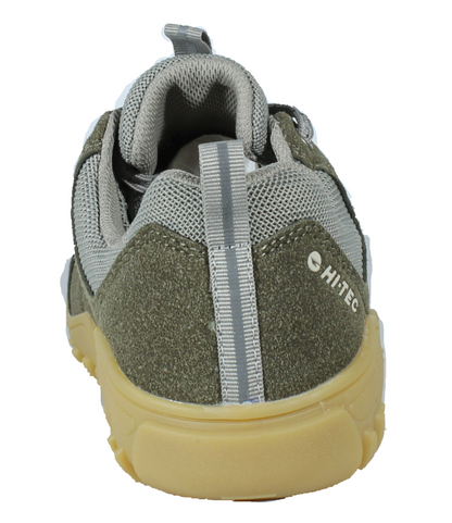 Hi-Tec Loma Low WP deportivas waterproof barefoot (Con membrana impermeable)- Olive/Silver Birch