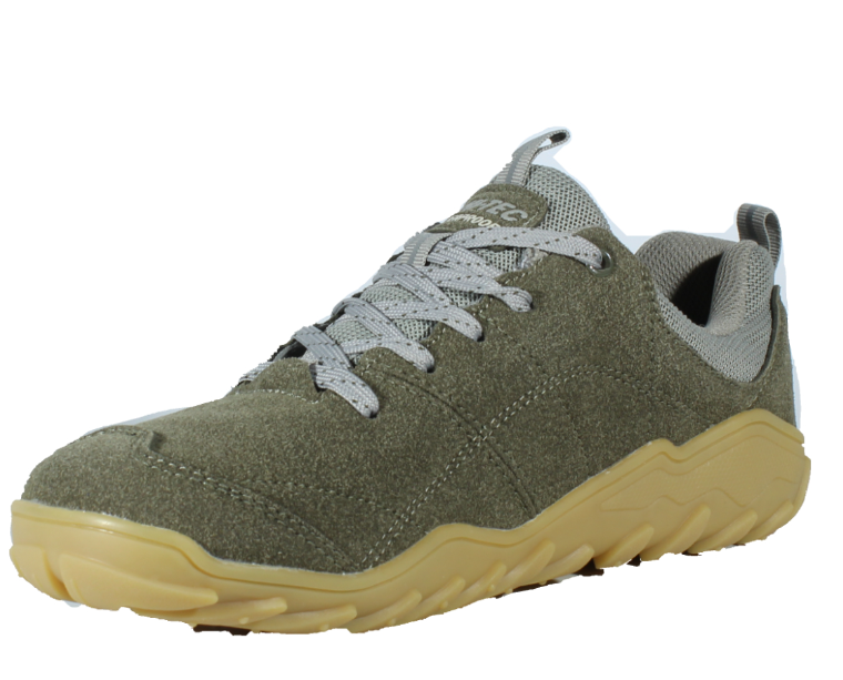 Hi-Tec Loma Low WP deportivas waterproof barefoot (Con membrana impermeable)- Olive/Silver Birch