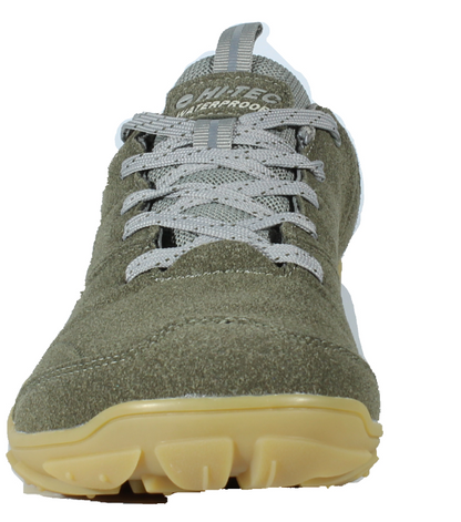 Hi-Tec Loma Low WP deportivas waterproof barefoot (Con membrana impermeable)- Olive/Silver Birch