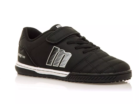 Mustang Free – Botas de Fútbol Barefoot con Multitacos para Césped modelo 49323 negro blanco