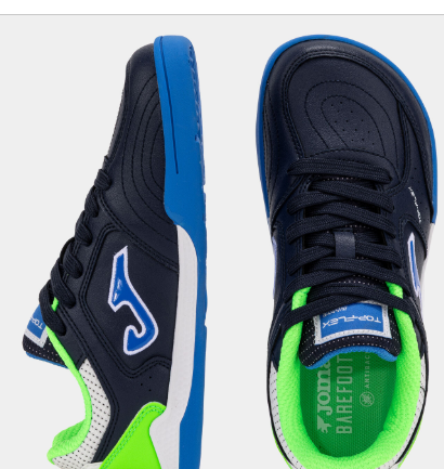 Zapatillas fútbol sala Top Flex Junior Barefoot 25 indoor junior marino