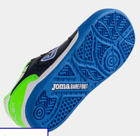 Zapatillas fútbol sala Top Flex Junior Barefoot 25 indoor junior marino