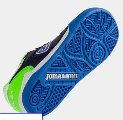 Zapatillas fútbol sala Top Flex Junior Barefoot 25 indoor junior marino