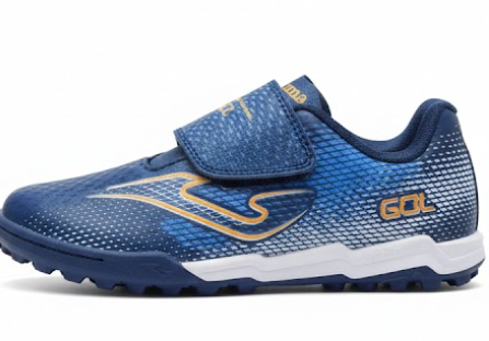 Joma Gol Junior Barefoot 2603 blu navy turf - scarpe da calcio con suola in erba sintetica