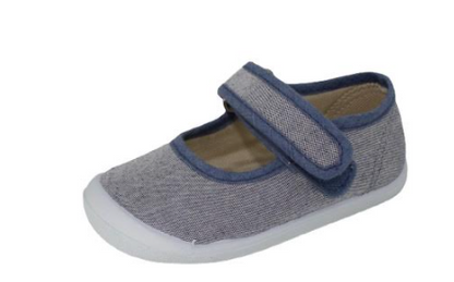 Vulpeques lonetas Barefoot modelo 303 N marino nube merceditas 100% bambú natural