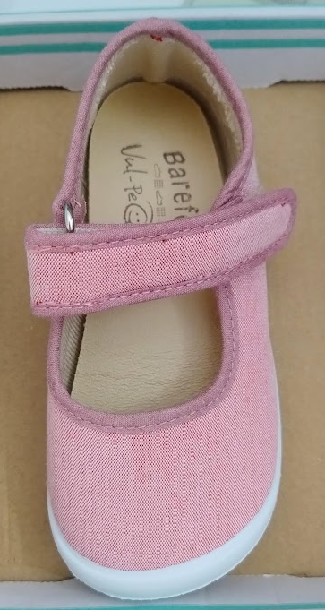 Vulpeques lonetas Barefoot modelo 303 N rojo nube merceditas 100% bambú natural