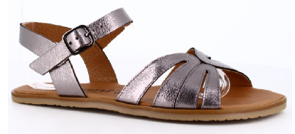 Vivant sandalias barefoot Helia met platino