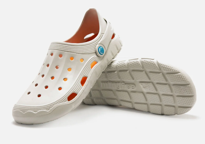 Zuecos Barefoot Mustang 85516 Evacare blancos (valido para transición)