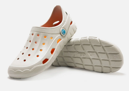 Zuecos Barefoot Mustang 85516 Evacare blancos (valido para transición)