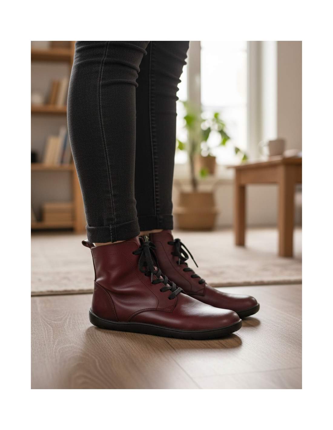 Botín Barefoot Mujer Zen 2753 Vivant Negro - vista 2