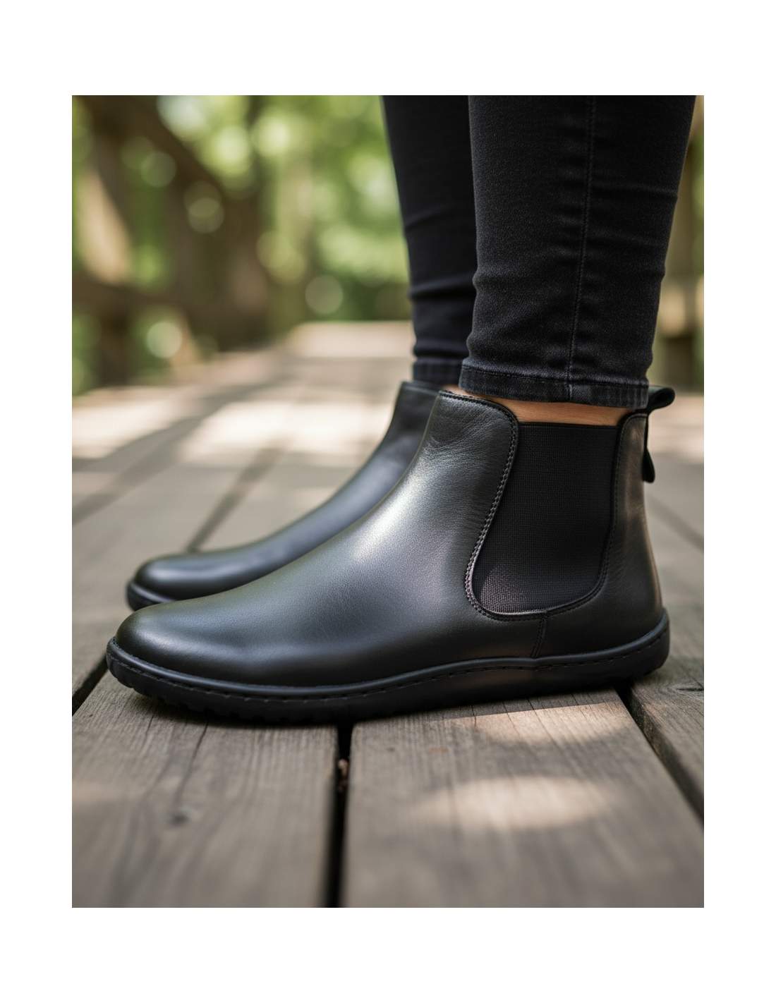 Chelsea Barefoot Mujer Piel Negra 2752 - vista 2