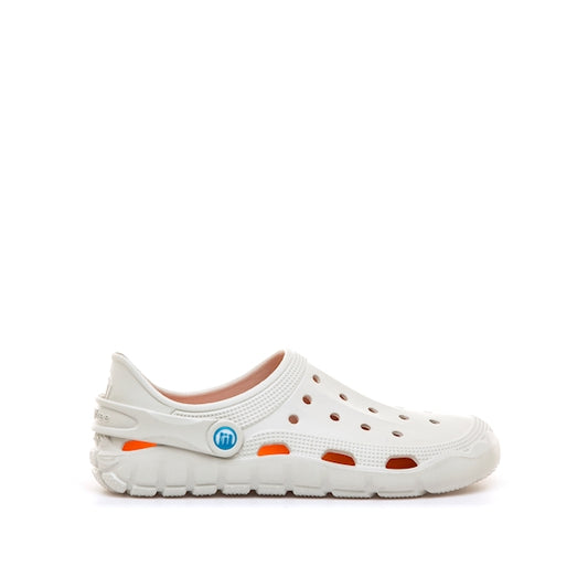 Zuecos Barefoot Mustang 85516 Evacare blancos (valido para transición)