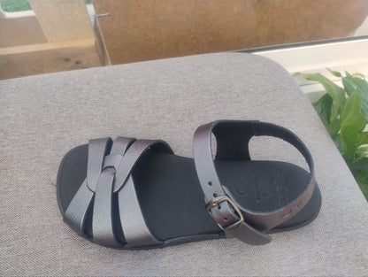 Sandalias barefoot Flexi Nens 5760-PR Prime Plomo (con suela para transicion drop 1)