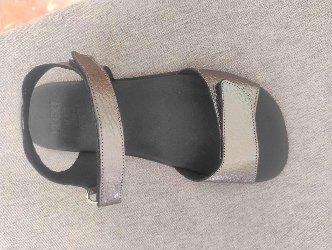 Sandalias Barefoot Flexinens 70144 LT plomo (con suela para transicion drop 1)