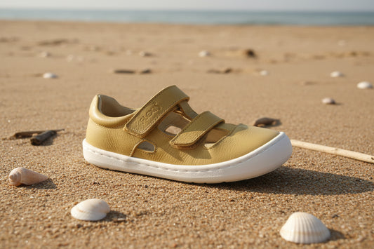 Flexinens sandalias respetuosas mostaza