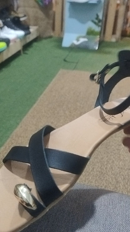 Marichica by Soriano sandalias barefoot de Piel Hecha a Mano en España  Modelo BA2221 Negro