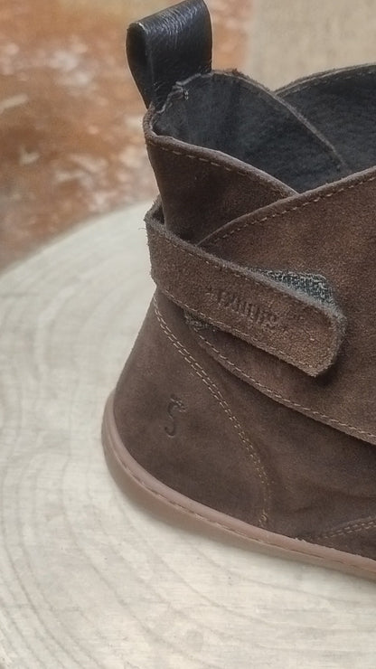 Flexi Nens Botines Barefoot 9075S chocolate
