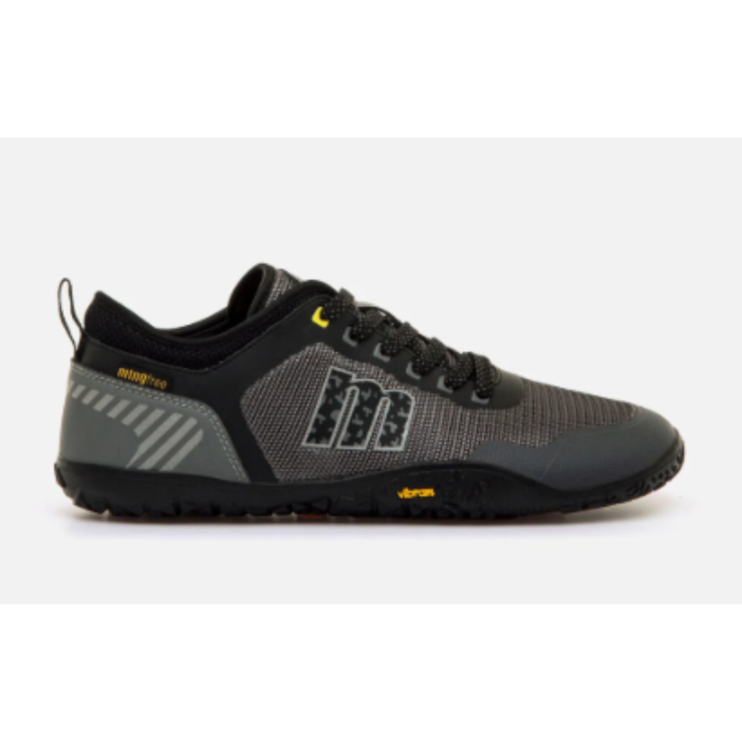 Mustang free Vibram sneakers barefoot minimalistas hombre Black/Grey