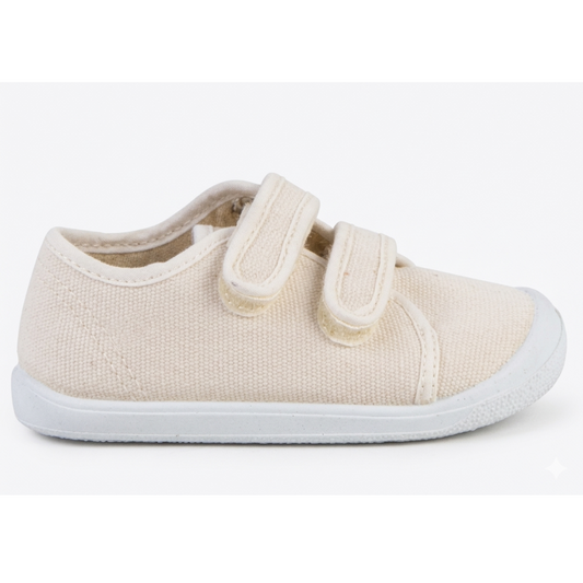 Vulpeques Lonetas respetuosas con Doble Velcro - Blanco Roto 305-DE