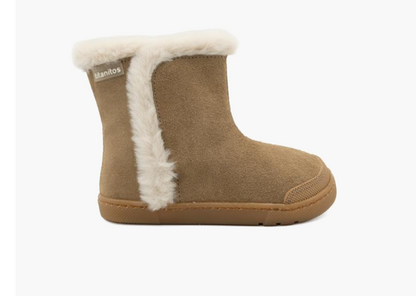 CRB540 Beatriz - Bota Niña Barefoot en Piel (Noce)