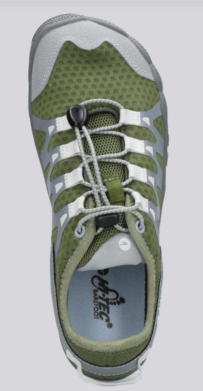 Hi-Tec  Abyss zapatillas barefoot verde militar junior (30-38)