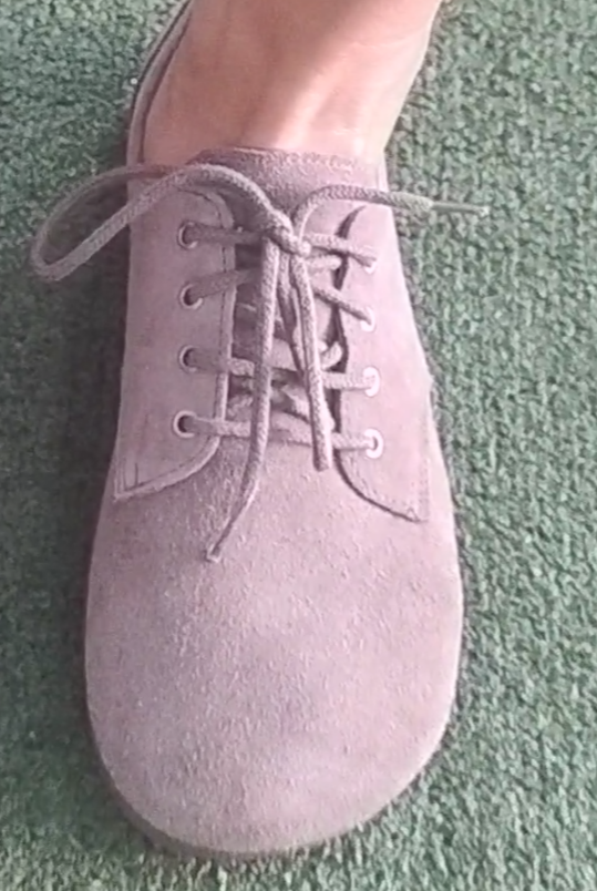 Batilas Barefoot zapato barefoot blucher serraje taupe