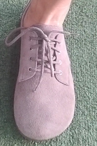 Batilas Barefoot zapato barefoot blucher serraje taupe