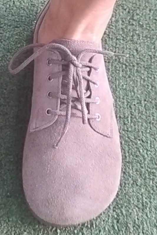 Batilas Barefoot zapato barefoot blucher serraje taupe