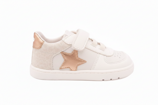 Titanitos deportivas Barefoot U540 Biar Blanco Fuxia